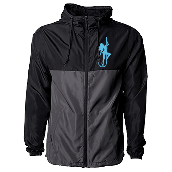 Dirty Hooker Classic Light Blue Windbreaker